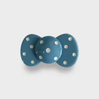 Pearl Studded Blue Hair Clip Set
