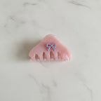 Pink Tulle Hair Claw With Bow – hair accessories (view 2)