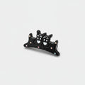 Black Cat Heart Rhinestone Hair Claw – hair accessories (view 1)