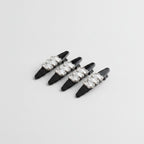 Rhinestone Clip Hair Pin Set - Trapezoid Rhinestone – hair accessories (view 1)