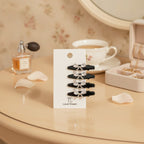 Rhinestone Clip Hair Pin Set - Bow Rhinestone – hair accessories (view 2)