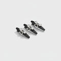 Rhinestone Clip Hair Pin Set - Bow Rhinestone