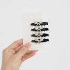 Rhinestone Clip Hair Pin Set - Bow Rhinestone – hair accessories (view 3)