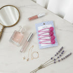 Sparkle Bead Hair Clip Set - Pink Sparkle – hair accessories (view 2)