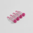 Sparkle Bead Hair Clip Set - Pink Sparkle