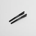Celine Rectangular Claw Clip Duo - Black