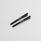 Celine Rectangular Claw Clip Duo - Black