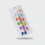 Colorful Beaded Bone Hair Clips Set