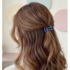Colorful Beaded Bone Hair Clips Set