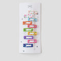 Colorful Beaded Hair Clips Set With Hearts – hair accessories (view 1)