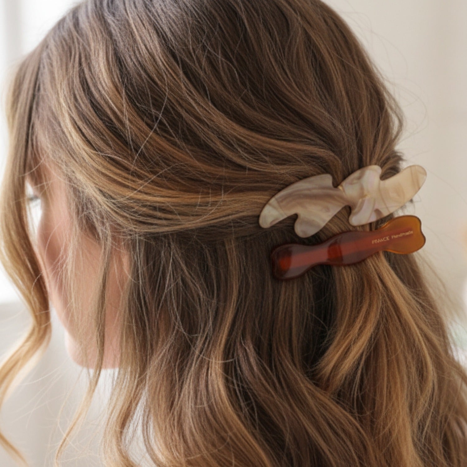 Wavy Tortoiseshell Hair Clip Set
