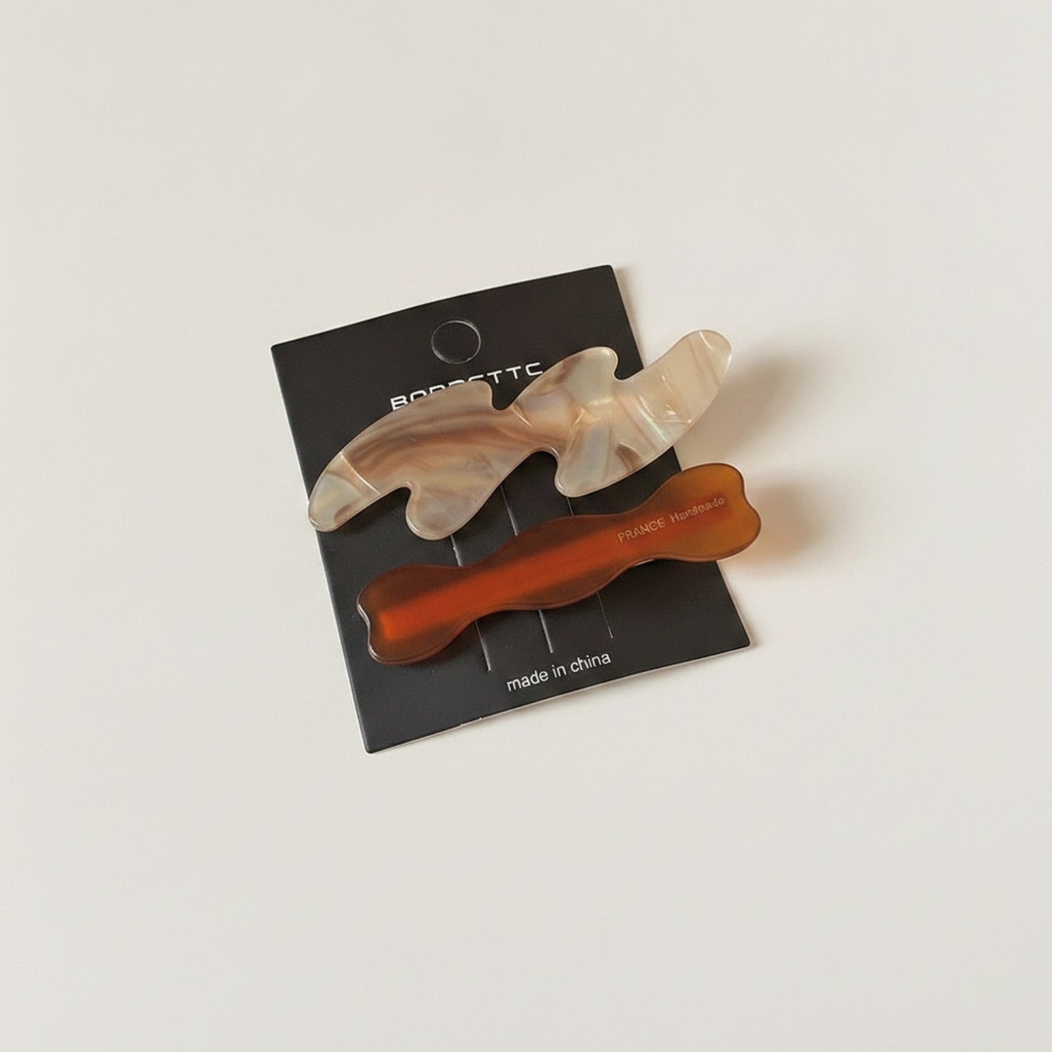 Wavy Tortoiseshell Hair Clip Set