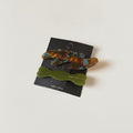 Tortoiseshell And Olive Wavy Hair Clip Set – hair accessories (view 1)
