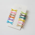 Colorful Bow Hair Clips Set Rainbow Accessories – hair accessories (view 1)