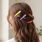 Colorful Snap Hair Clips Set Rainbow Accessory Pack