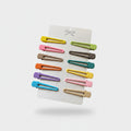 Colorful Hair Clips Set Rainbow Alligator