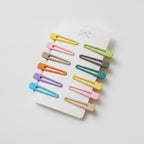 Colorful Hair Clips Set Rainbow Alligator – hair accessories (view 1)