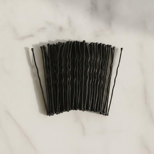 Black Hair Clips Barrette Set Bundle Pack