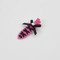Black Bow Pink Claw Hair Clip – hair accessories (view 1)