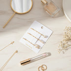 Pearl & Gold Hair Clip Set – hair accessories (view 2)