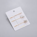 Pearl & Rhinestone Gold Hair Clip Set – hair accessories (view 1)
