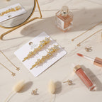 Star Rhinestone Gold Hair Clips Set – hair accessories (view 2)
