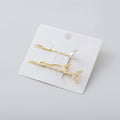 Pearl Mermaid Tail Gold Hair Clips Set – hair accessories (view 1)