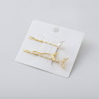 Pearl Mermaid Tail Gold Hair Clips Set – hair accessories (view 1)