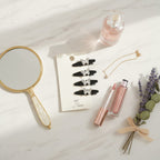 Rhinestone Butterfly Hair Clip Set – hair accessories (view 2)