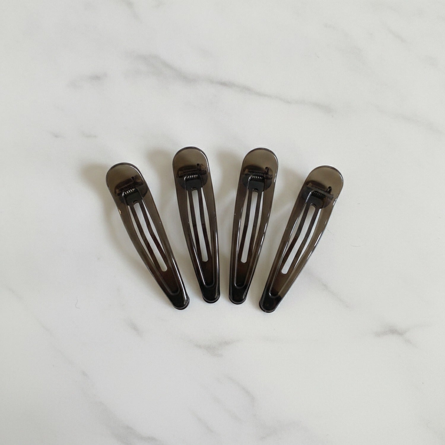 Minimalist BB Hair Clip Set - Black
