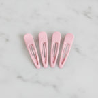 Minimalist BB Hair Clip Set - Pink