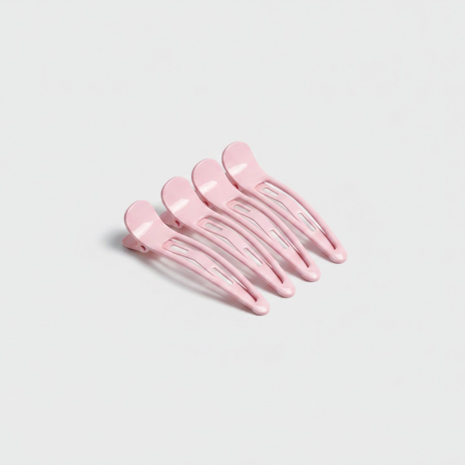Minimalist BB Hair Clip Set - Pink