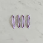 Minimalist BB Hair Clip Set - Purple
