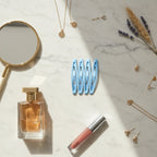 Minimalist BB Hair Clip Set - Sky Blue – hair accessories (view 2)