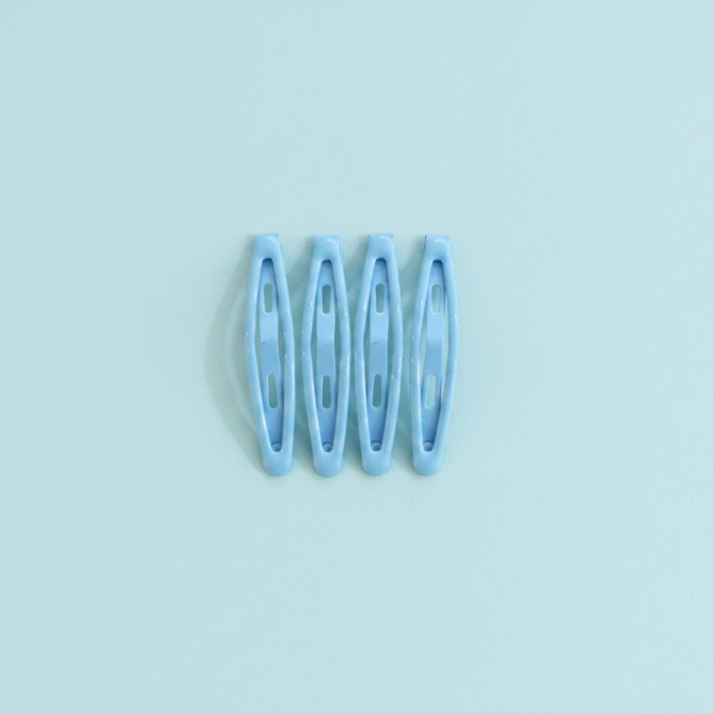 Minimalist BB Hair Clip Set - Sky Blue