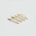Minimalist BB Hair Clip Set - White