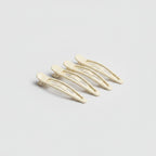 Minimalist BB Hair Clip Set - White