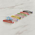 Gemstone Hair Clip Set - Floral Gemstones
