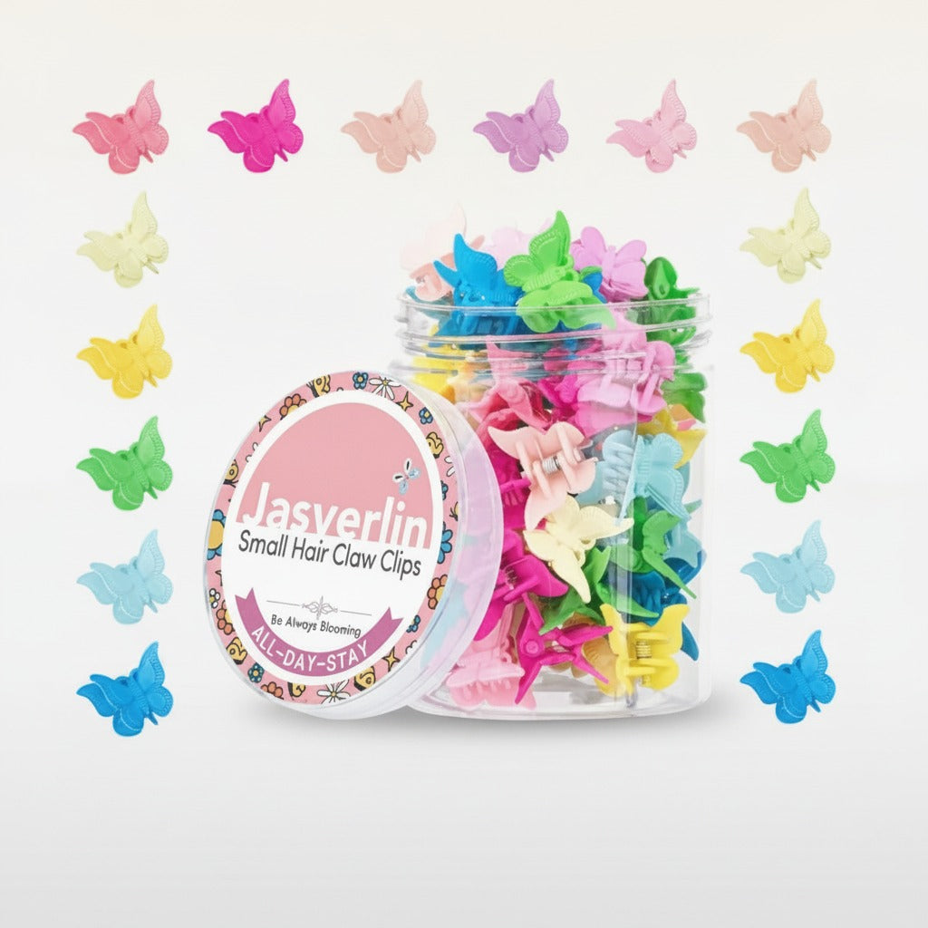 Jasverlin Assorted Butterfly Hair Claw Clips – hair accessories (view 1)