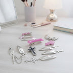 Kawaii Goth Hair Clip Set – hair accessories (view 2)