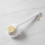 Long Handle Bath Brush With Loofah Sponge – Korean beauty tool (view 2)
