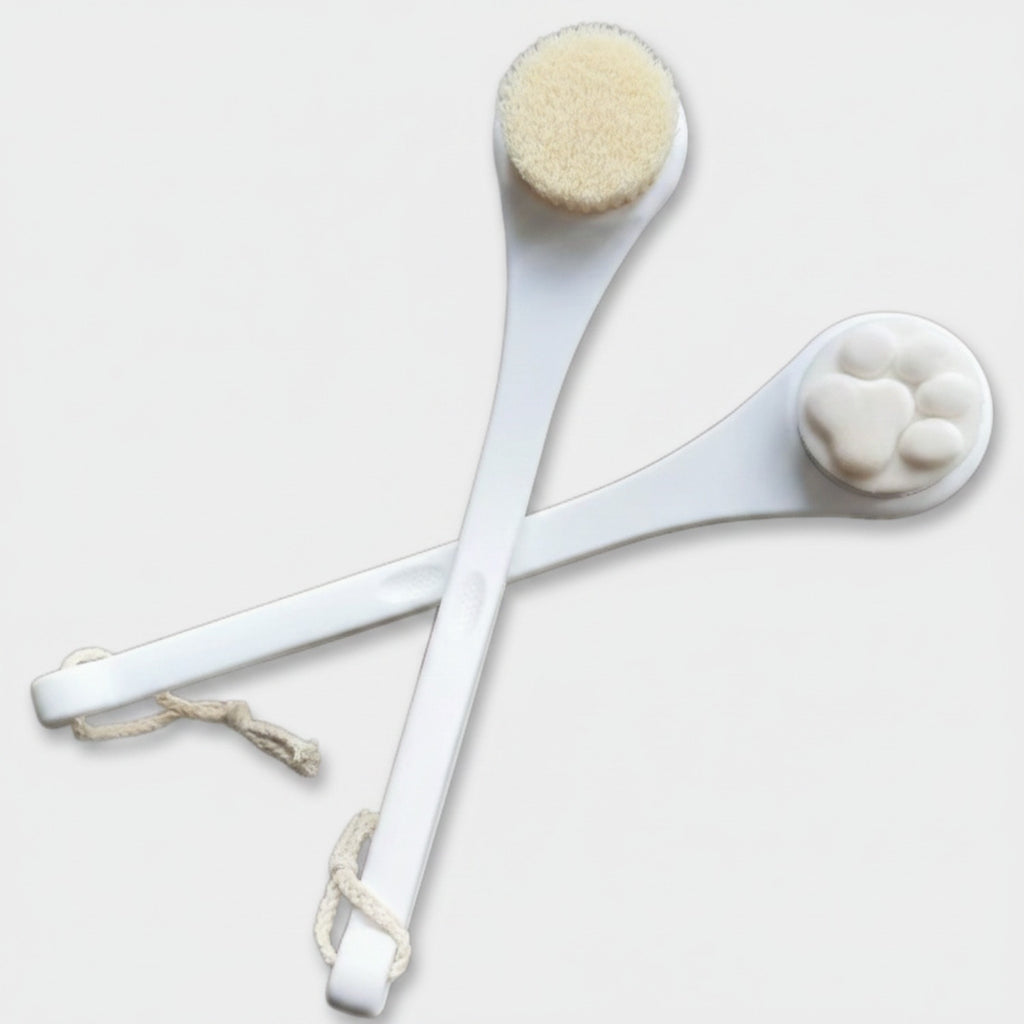 Dual Head Back Brush With Rope Loop