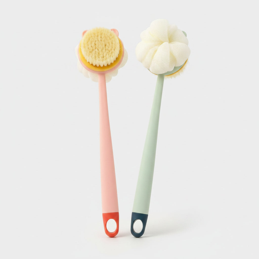 Flower Body Brush Set With Soft Bristles
