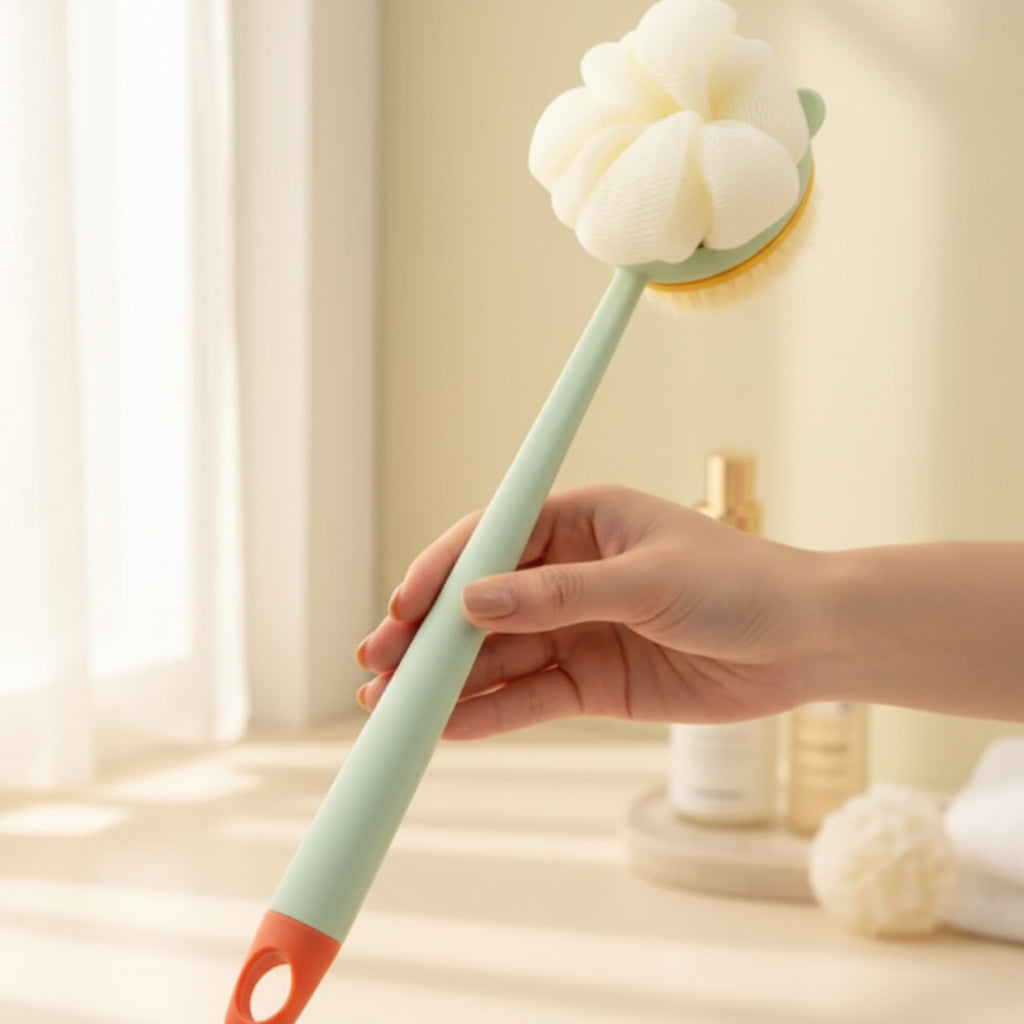 Flower Body Brush Set With Soft Bristles