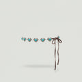 Silver Heart Turquoise Stone Belt – scarves & belts (view 1)