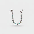 Turquoise Heart Beaded Chain Belt