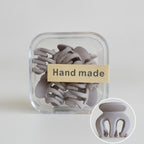Octopus Hair Claw Clips Taupe Handmade – hair accessories (view 1)