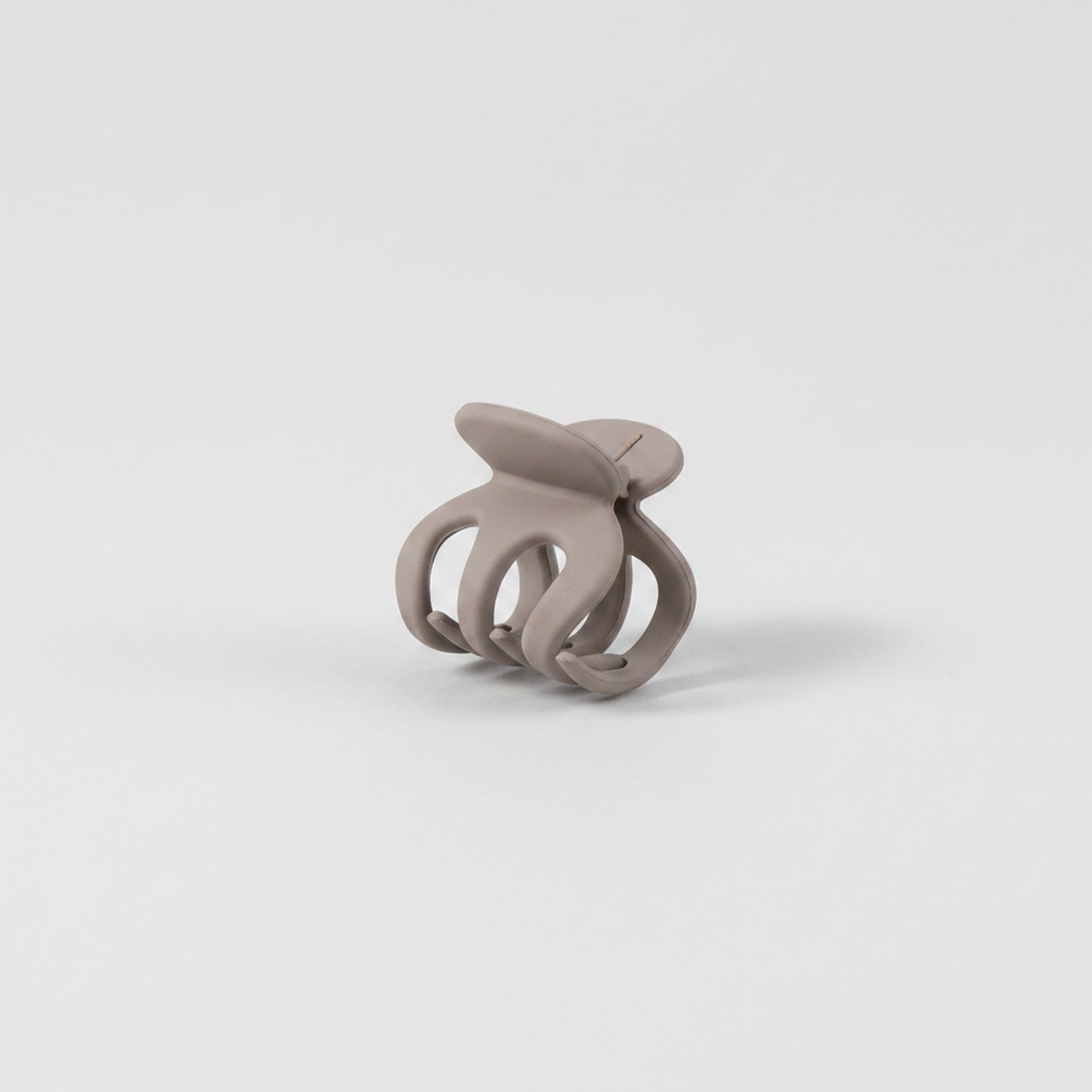 Octopus Hair Claw Clips Taupe Handmade