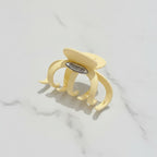 Golden Pearl Octopus Hair Claw Clip – hair accessories (view 3)
