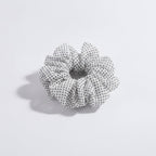 Hair Claw Clip - Cream Polka Dot